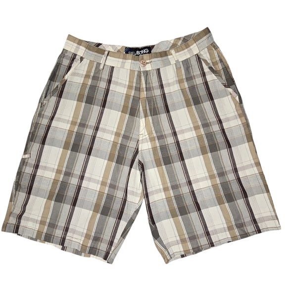 Billabong Other - Billabong Built To Thrash Plaid Swim Trunks Men's Size 36